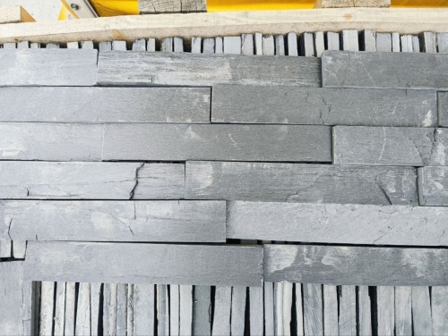 Плитка чёрная из натурального камня фасадная 30 см * 5 см, толщина 7 мм -30 мм купить в Лянторе