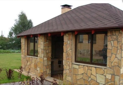 Плитняк златолит жёлтый золотистый для фасада 1,5-3см купить в Лянторе