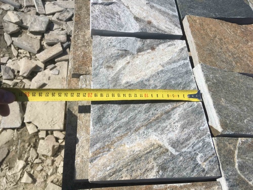 Плитка пилёная златолит Уральский для цоколя, отмостки купить в Лянторе