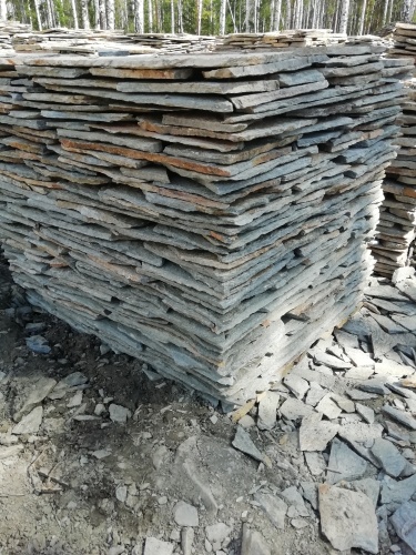 Плитняк златолит Уральский для цоколя, отмостки купить в Лянторе